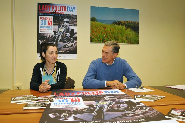 Alessia Polita con l'assessore Luigi Viventi questa mattina in Regione